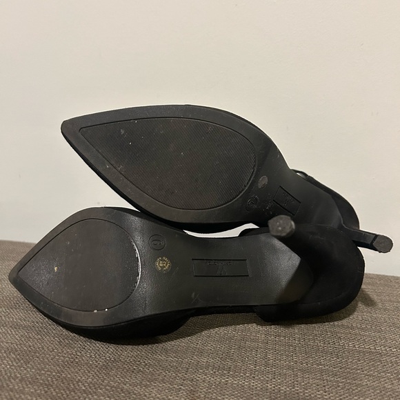 Worthington “Velvet” Like Pumps w/ Ankle Strap - Picture 3 of 12